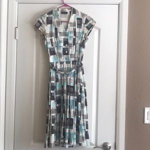 Ideology retro inspired dress